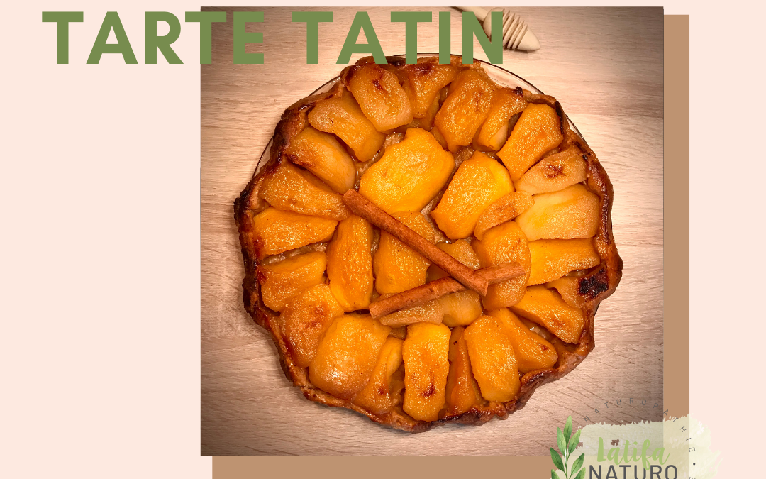 Tarte tatin miel cannelle IG bas